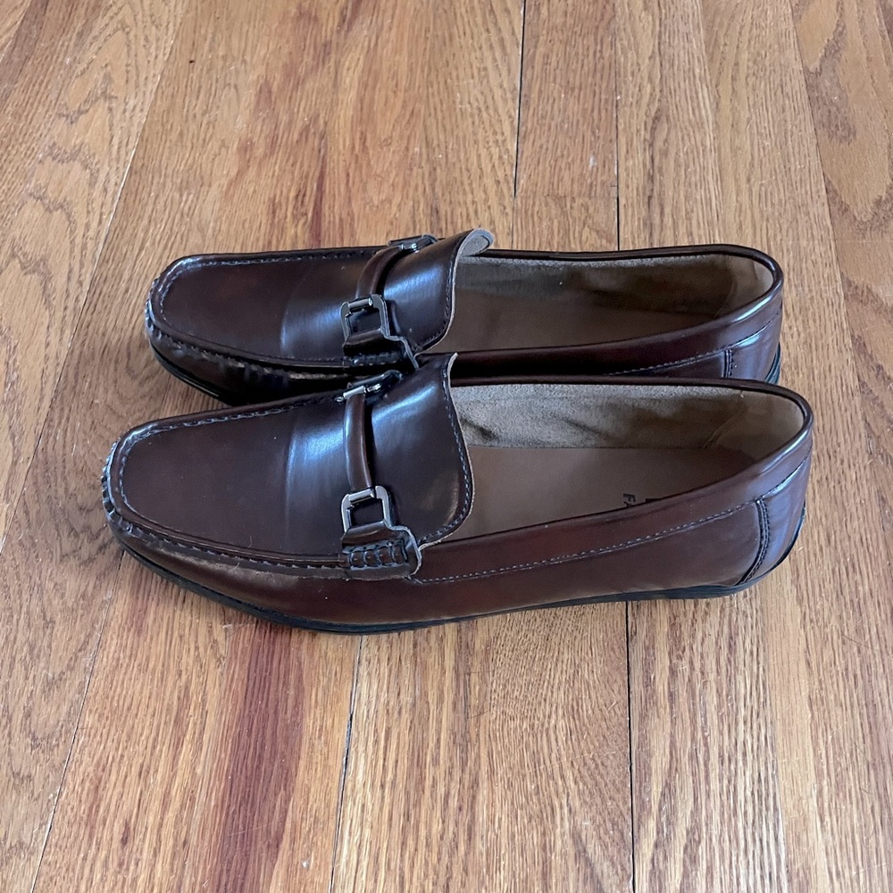 Faranzi - Men’s Brown Dress Loafers Size 9.5